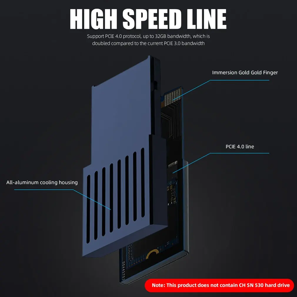 

SSD Adapter For Xbox Series-X/S External Console Hard Drive Conversion Box M.2 Hard Drive Storage Expansion Card Box
