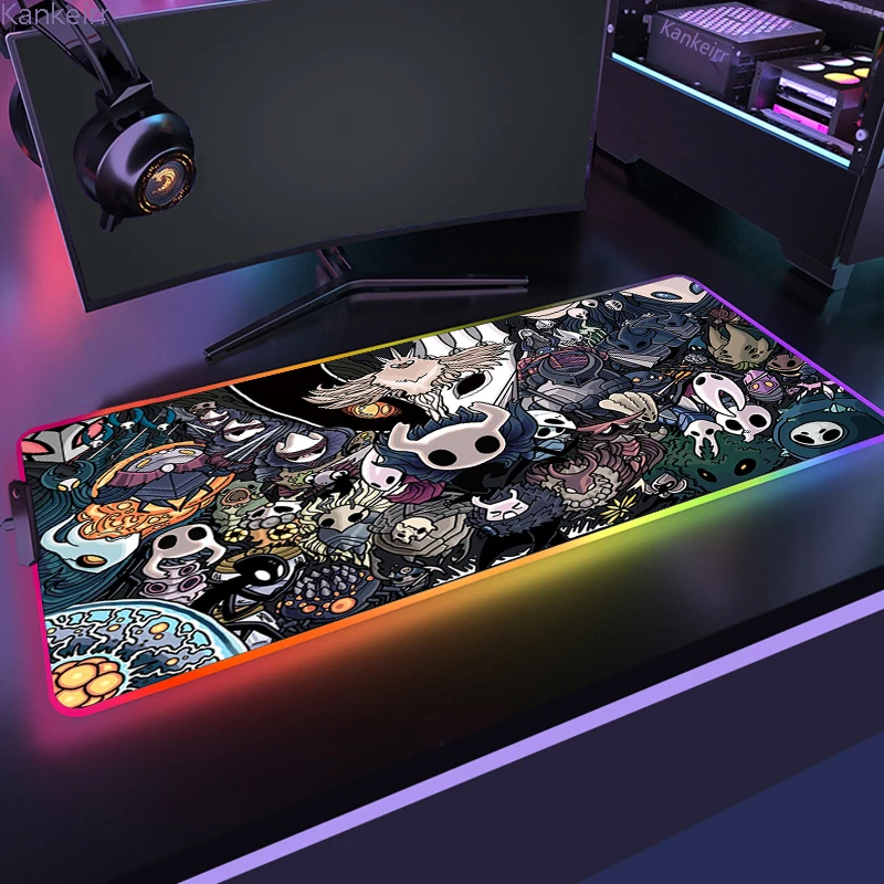 Женский коврик для мыши с клавиатурой &quotРыцарь&quot большой игровой Настольный RGB