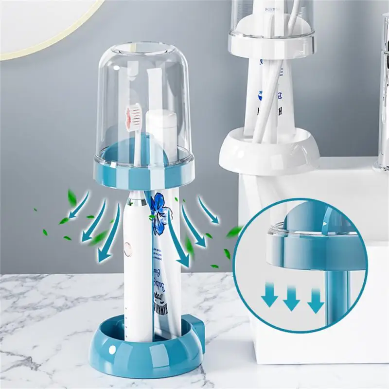

Traceless Mouthwash Cup Holder Multifunctional Toothbrush Holder Self Adhesive Punch Free Electric Toothbrush Toothware