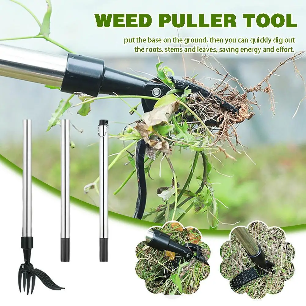 

1pcs Aluminum Weed Puller L Garden Weeders Grass Rooting Gardening Weeding Loose Vertical Tools Soil Digging Grass Shove W3W5
