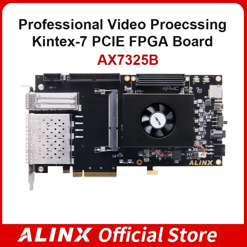 ALINX AX7325B XILINX Kintex-7 SFP Плата разработки FPGA XC7K325 PCIE Демонстрационная карта