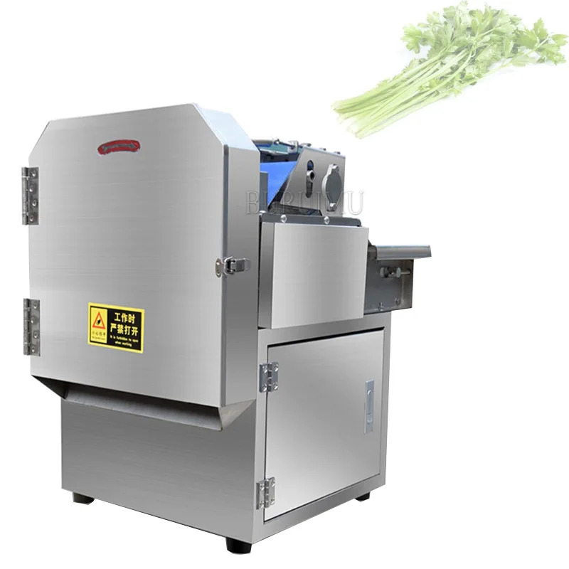 

Commercial Vegetables Cutting Machine Stainless Steel Electric Potato Carrots Slicer Chilli Scallion Dicing Machine