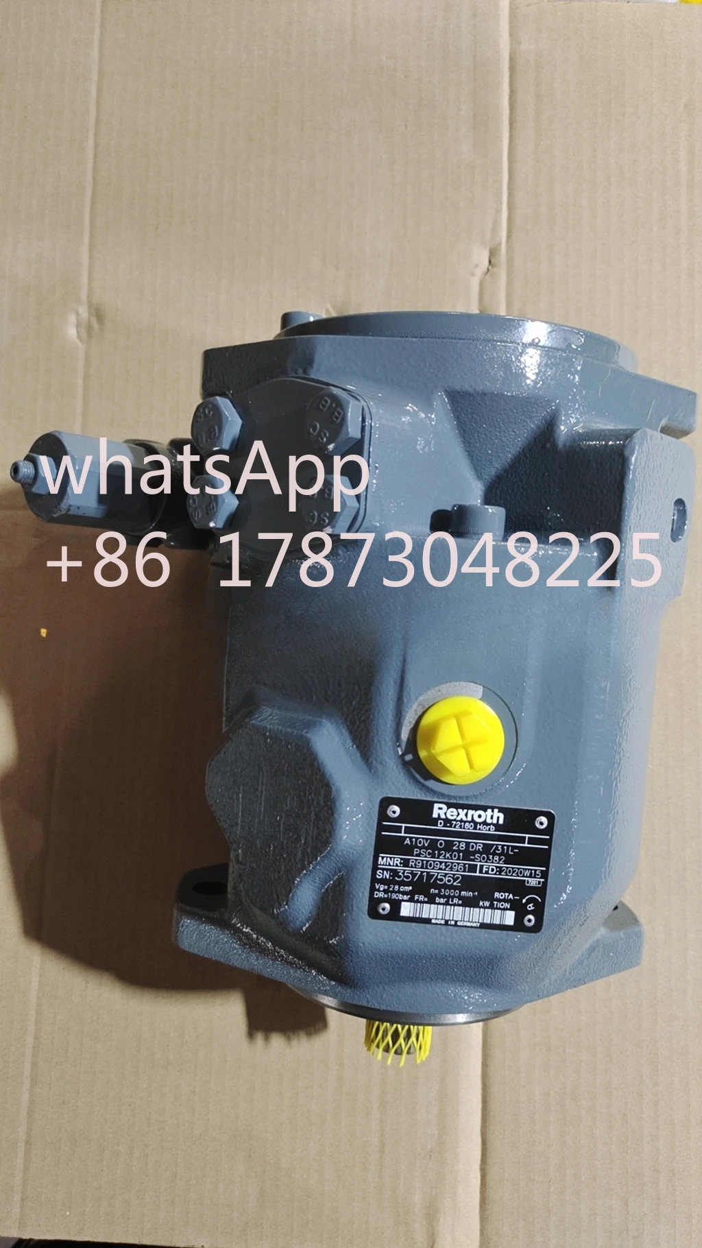 OEM 67370003 Гидравлический насос A10VO28 DR/31L с левым вращением для бетононасоса Schwing