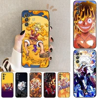 comic one piece 5 gear phone cover hull for samsung galaxy s6 s7 s8 s9 s10e s20 s21 s5 s30 plus s20 fe 5g lite ultra edge