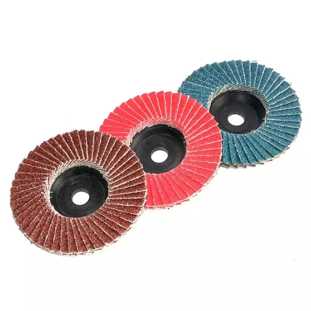 

3pcs 3'' Grinding Wheels Flap Disc Sanding Discs 80 Grit For Angle Grinder Polishing Metal Grind Abrasive Power Tools Renovator
