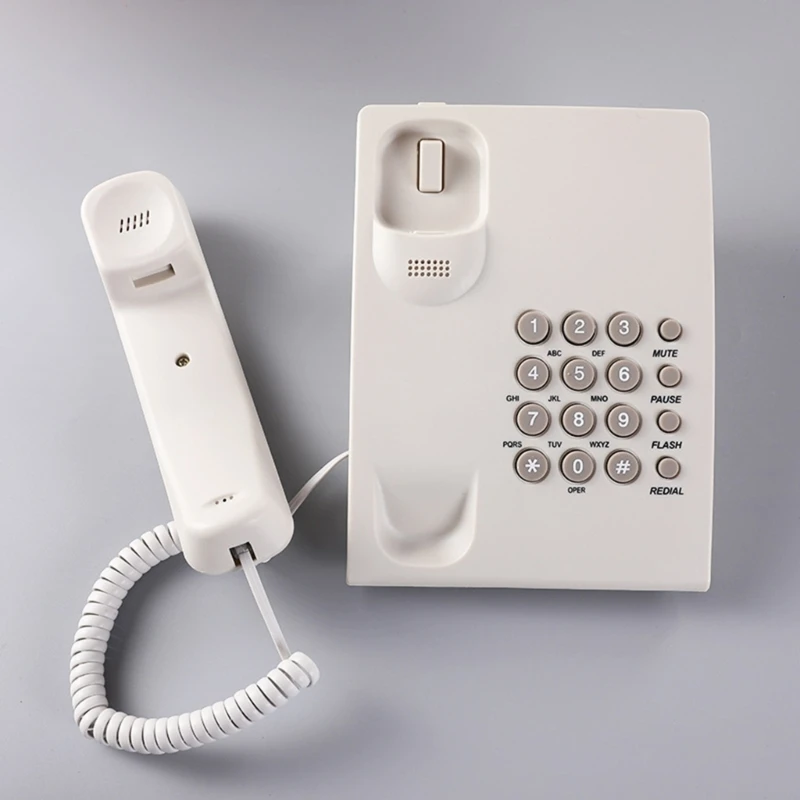 Мини-телефон KXT 670 настенное крепление и стационарный телефон домашний