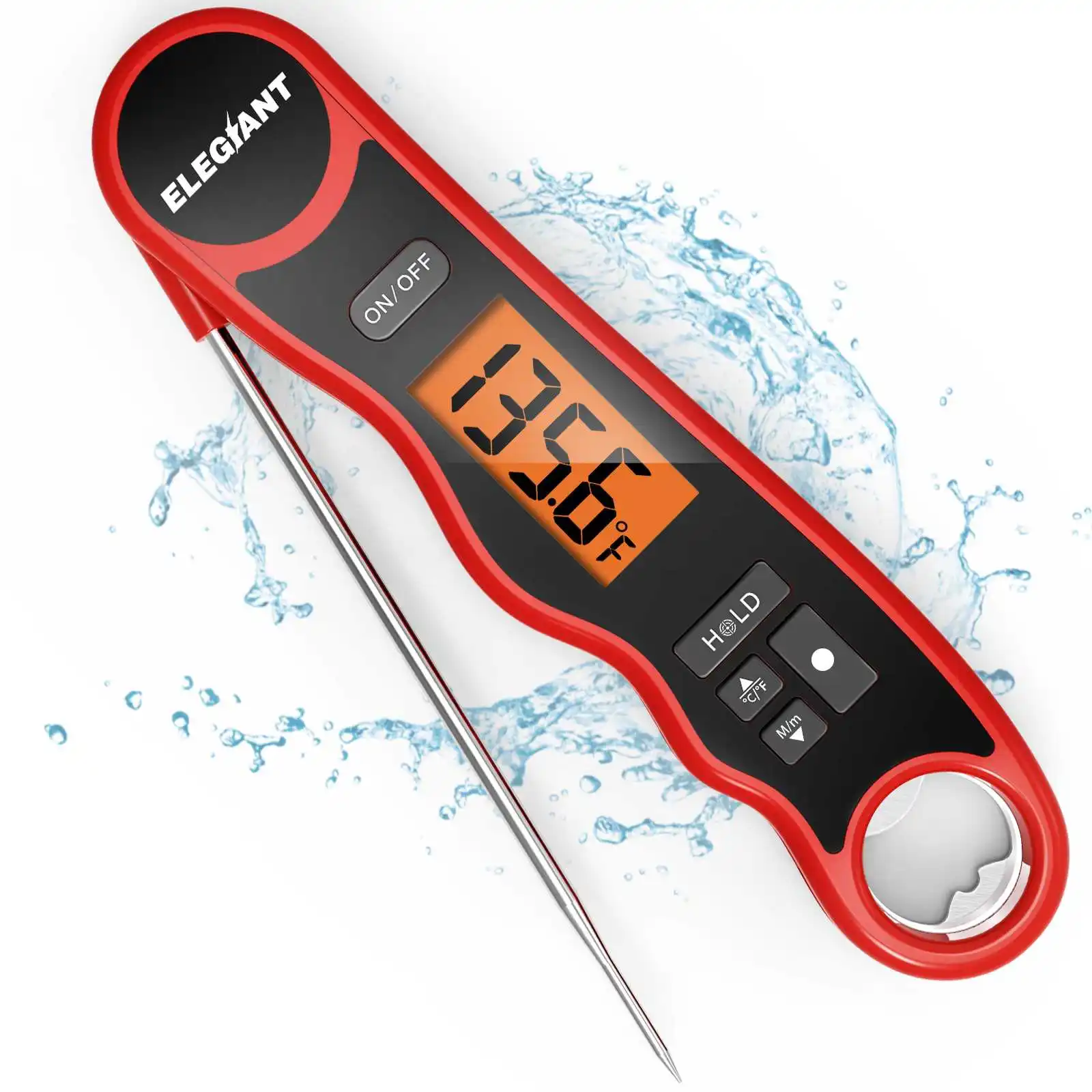 

ELEGIANT термометр для барбекю и еды, Цифровой Кухонный Термометр, электронный прибор для измерения температуры мяса, воды, молока, для духовки, ...