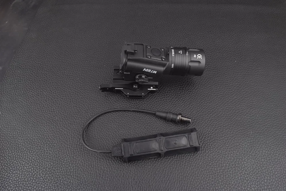 Тактический светодиодный фонарик M720V мгновенный/Постоянный/Стробоскоп CREE R5 400