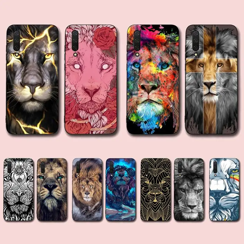

Abstract lion Phone Case for Xiaomi mi 5 6 8 9 10 lite pro SE Mix 2s 3 F1 Max2 3