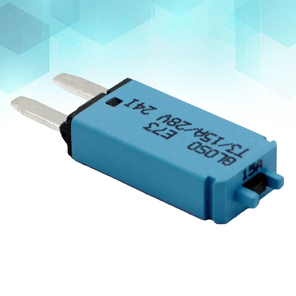 

12V 24V 15A Reset Standard Fuse DC Circuit Breaker Trip Fuses for Car