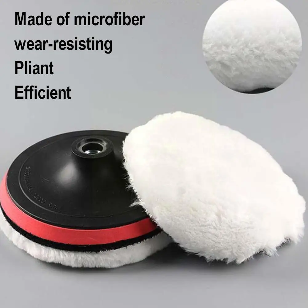 3/4/5/6/7in Wool Polishing Disc Car Waxing Polishing Pads Wa