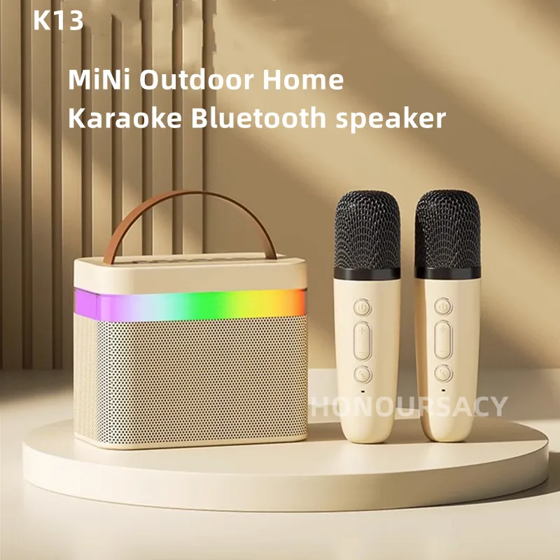 

Портативная Bluetooth-Колонка для караоке, с микрофоном