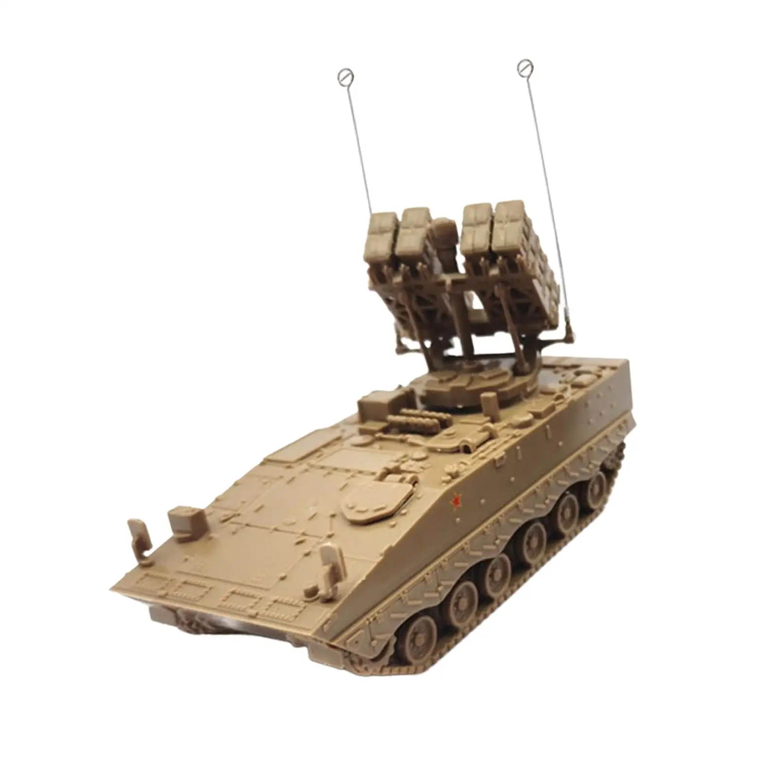 Фото Мини-модель танка из строительных блоков, масштаб 1:72, гусеничная бронированная машина, игрушка для коллекционеров и любителей демонстрации №3
