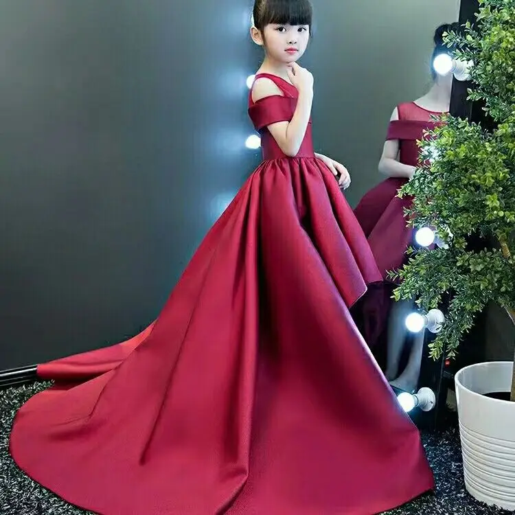 

Платье для девочки на свадебную церемонию платья для малышей для встречи выпускников Детские бальные платья для свадебной вечеринки платья для первого причастия для девочек