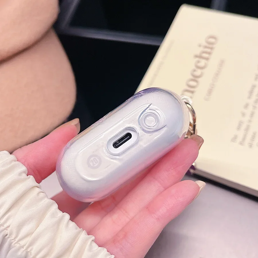 Силиконовый прозрачный чехол для наушников Samsung Galaxy Buds 3/buds3pro