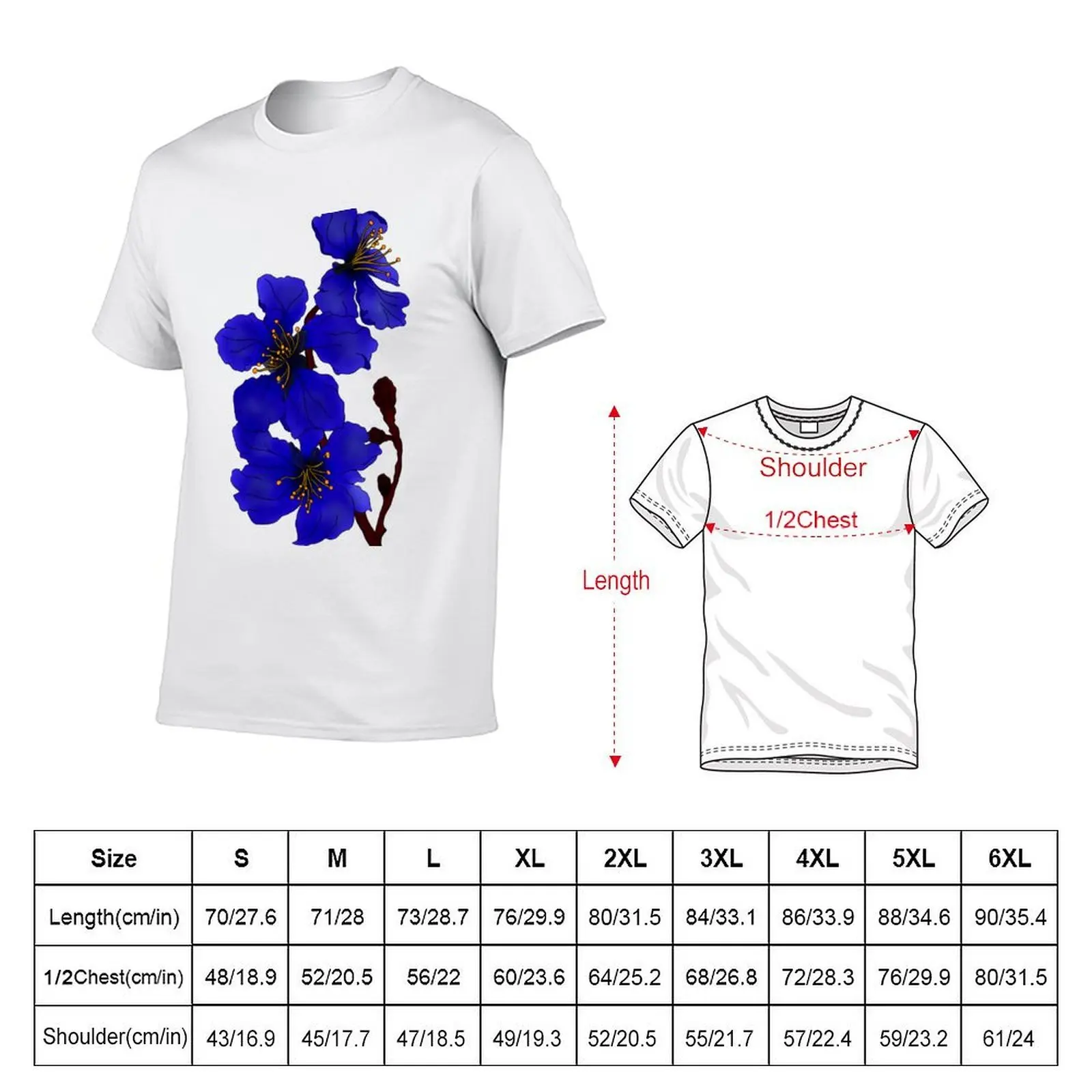 Фото Футболка Electric Blue Magnolia для строительных работ №2