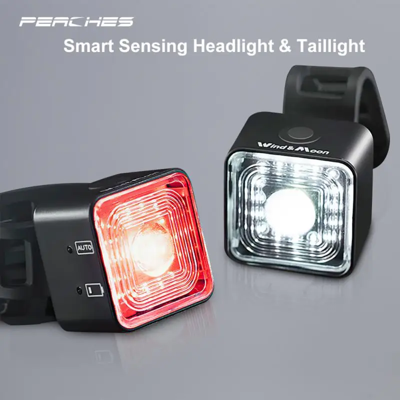 

Задний фсветильник рь велосипедный со светодиодной подсветильник кой и датчиком