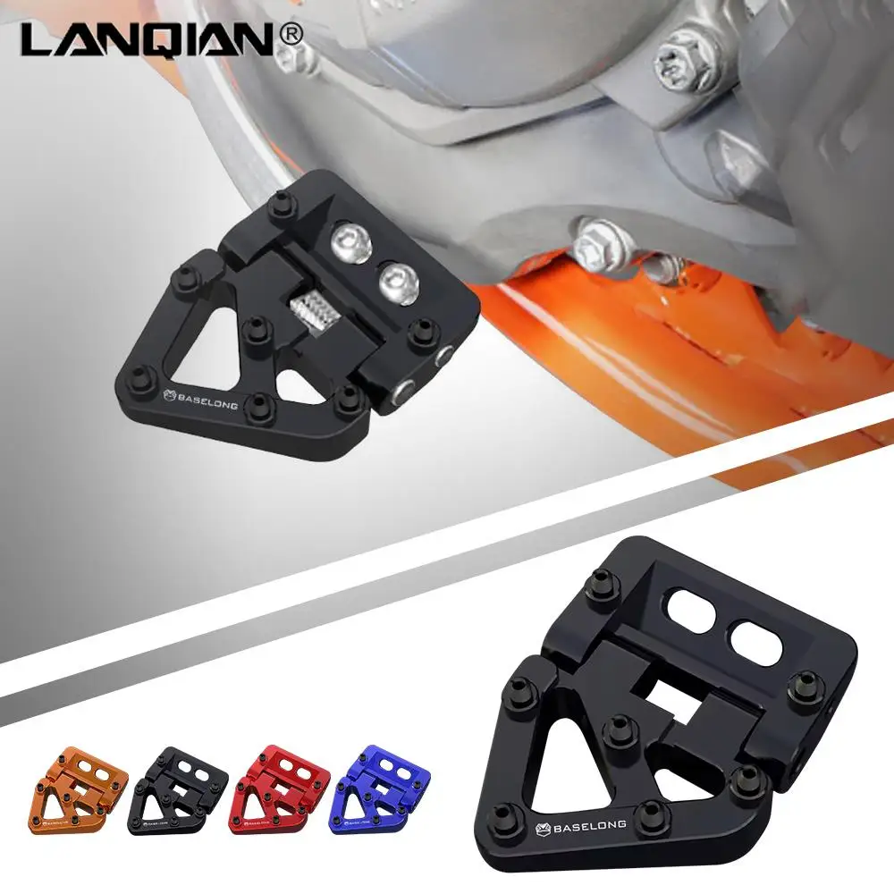 

For Husqvarna 250 TE/TX/TE I ROCKSTAR EDITION/ TX I 2017 2018 2019 2020 2021 2022 2023 Folding Rear Brake Pedal Step Tip Plate