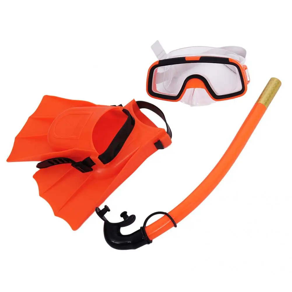 

1 Set Durable Children Surfing Diving Glasses Swimming Fins Snorkel Swimming Fins Waterproof Eyes Protection