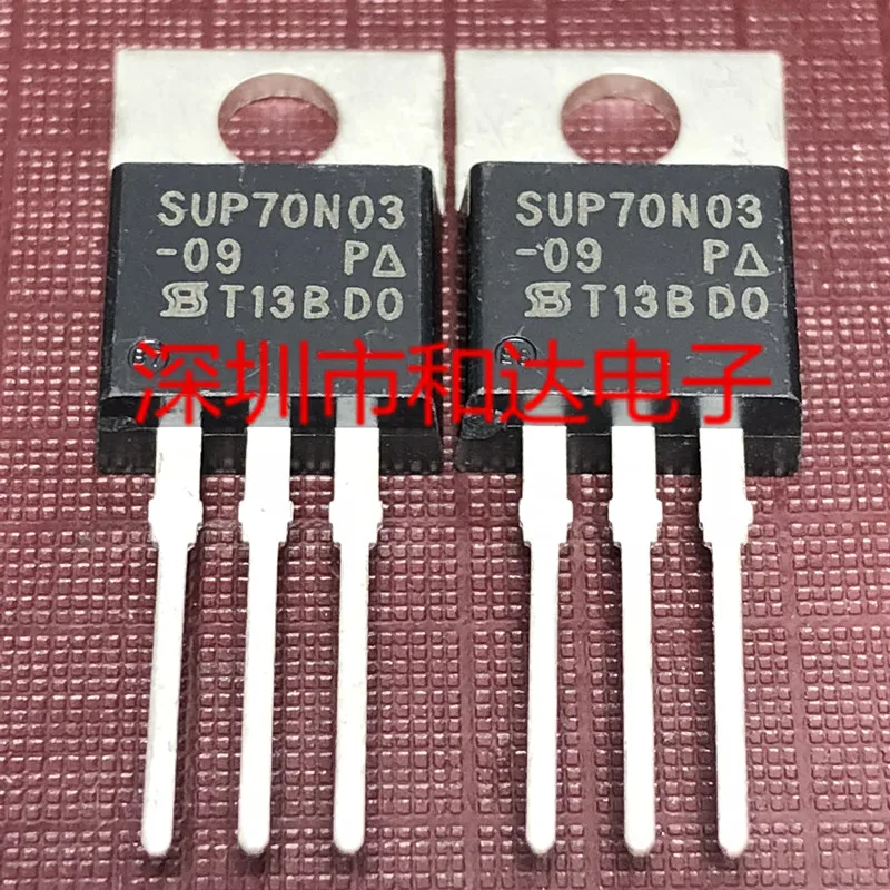 

5PCS-10PCS SUP70N03-09P TO-220 30V 70A ORIGINAL STOCK NEW