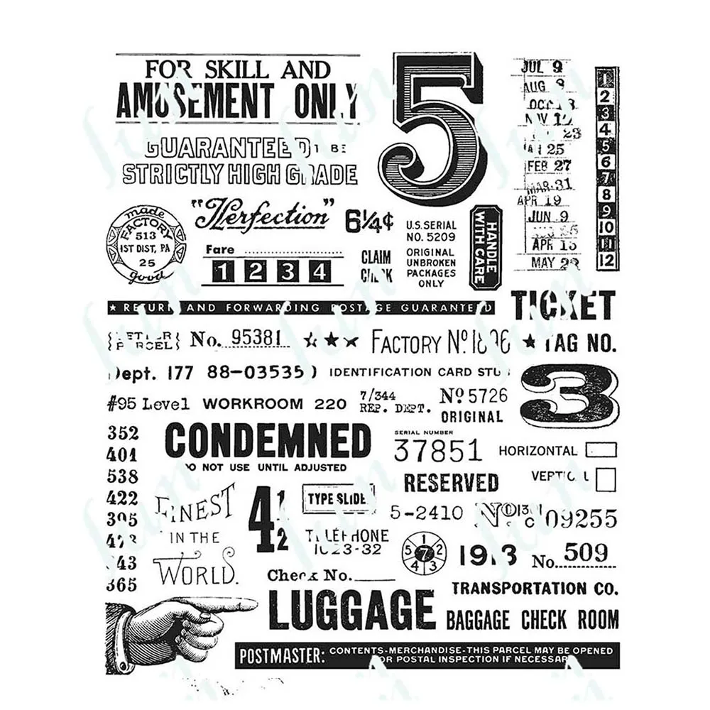 

Angel Number Letter Clear Stamps Reusable Handmade Embossing Maker Scrapbooking Photo Album Crafts Diy Diary Decoration Handmade