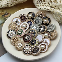 10pcs retro metal buttons for clothing suit coat shirt scrapbooking accessories diy crafts sewing material apparel decor button