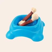 beef flavored simulation bone molar solid teeth wear resistant bite resistant pet dog toys for small dogs puppy teething toys