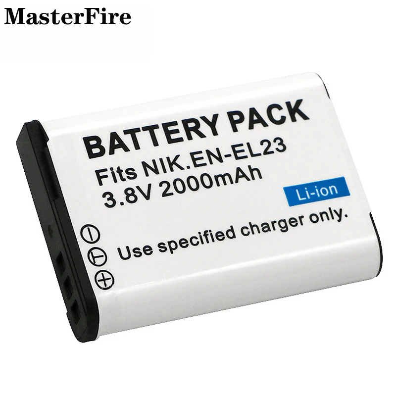 Фото Аккумуляторная литий-ионная батарея 3.8V 2000mAh EN-EL23 ENEL23 для камер Nikon Coolpix P600 P610S S810c P900S P900 B700 №2