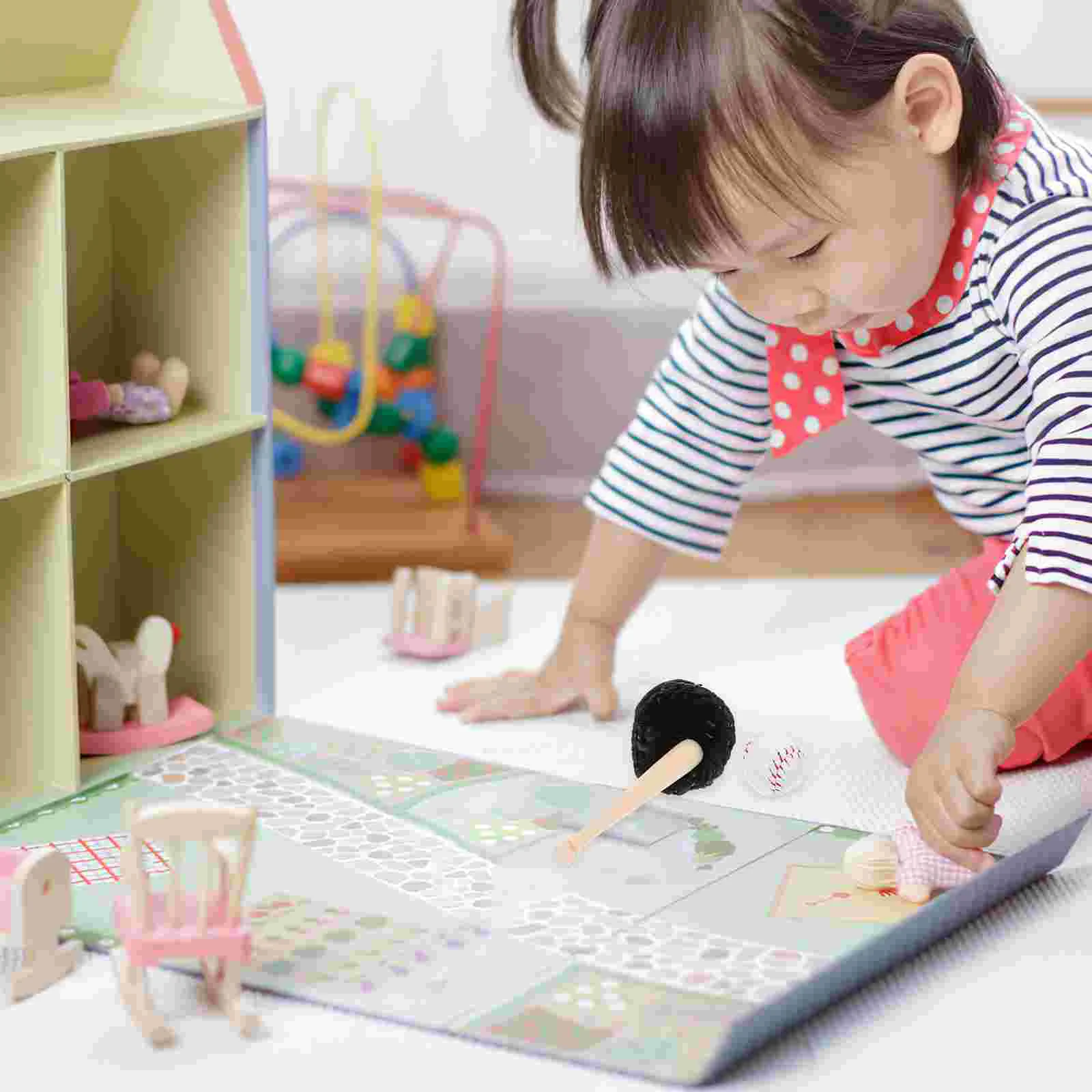 Бейсбольный дом спортивные товары мини-игрушки для ролевых игр миниатюры