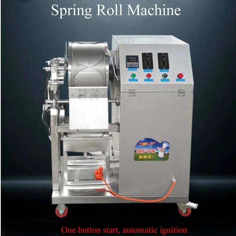 

Fully Automatic Gas Pancake Machine Roast Duck Round Cake Machine Spring Coil Wrapped Round Flat Cake