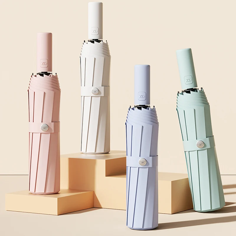 

Pocket Mini Parasol Automatic Umbrella Folding Cute Umbrella Women Foldable Pink Girl Paraguas De Bolsillo Rain