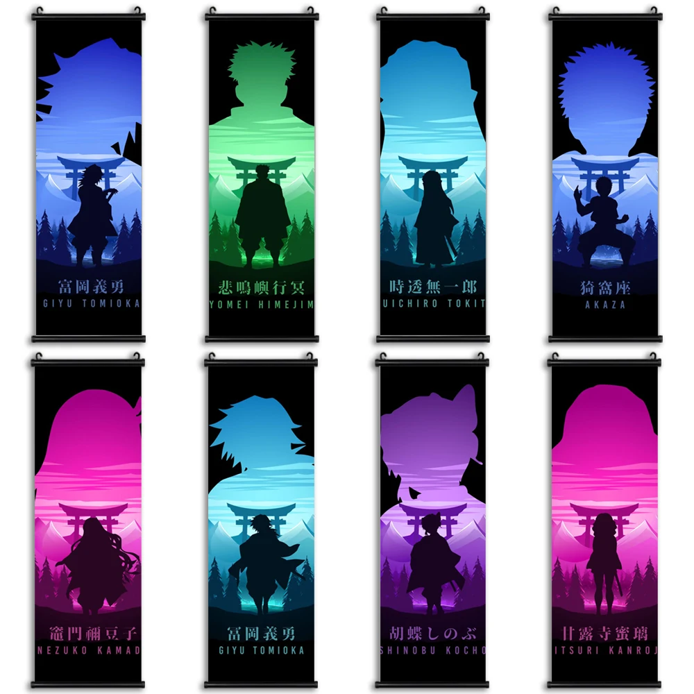 

Постеры и принты на стену камадо незуко, настенная Картина на холсте с изображением рассекающих демонов, Декор для дома и детской комнаты