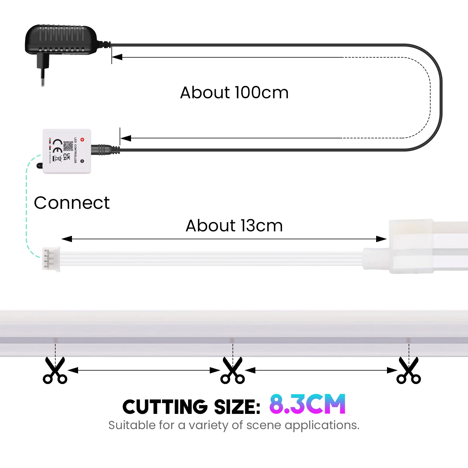 Светодиодная лента DC 24V RGB