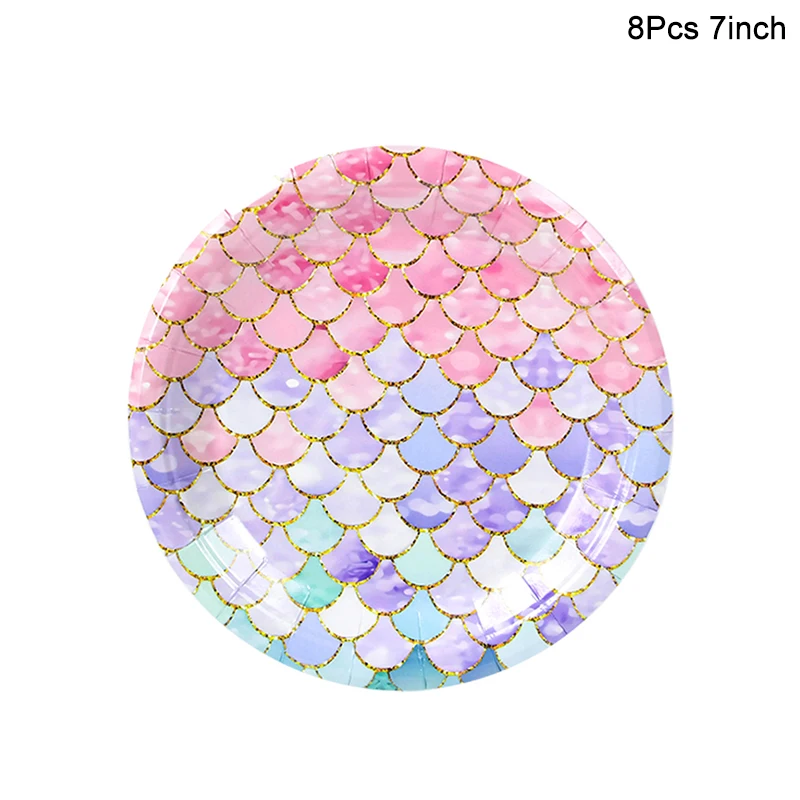 

Набор одноразовой бумажной посуды «русалка»