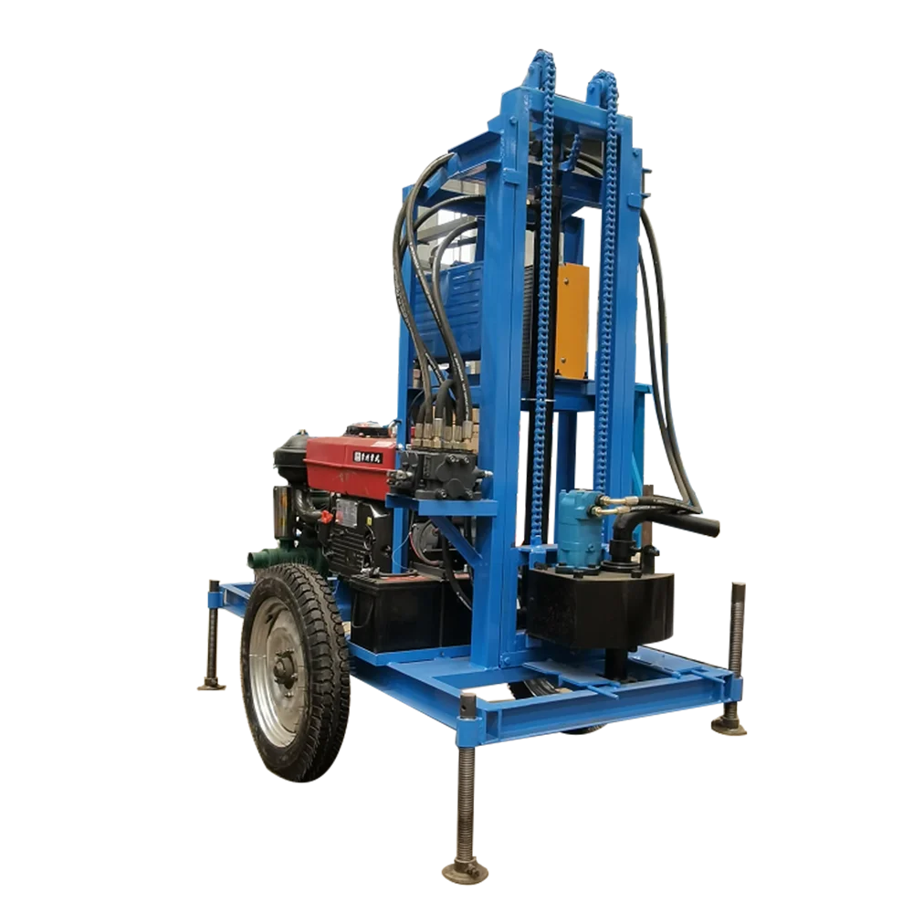 

Deep hole mine borehole hydraulic water well drilling rig machine for water well