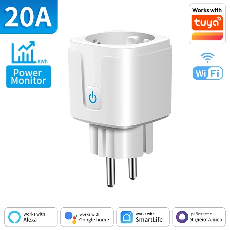 

Умная розетка TNCE TUYA WiFi/Zigbee EU 16A/20A