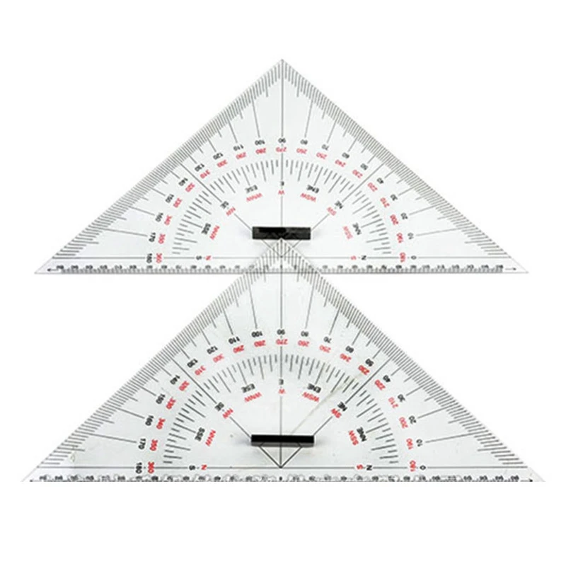 Chart Drawing Triangle Ruler for Drawing 300mm -Scale Triangle Ruler for Distance Measurement Teaching Engineering Design