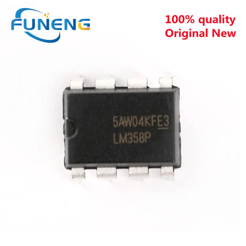 10 шт. LM358P DIP8 LM358 DIP LM358N DIP-8 358P новый и оригинальный IC