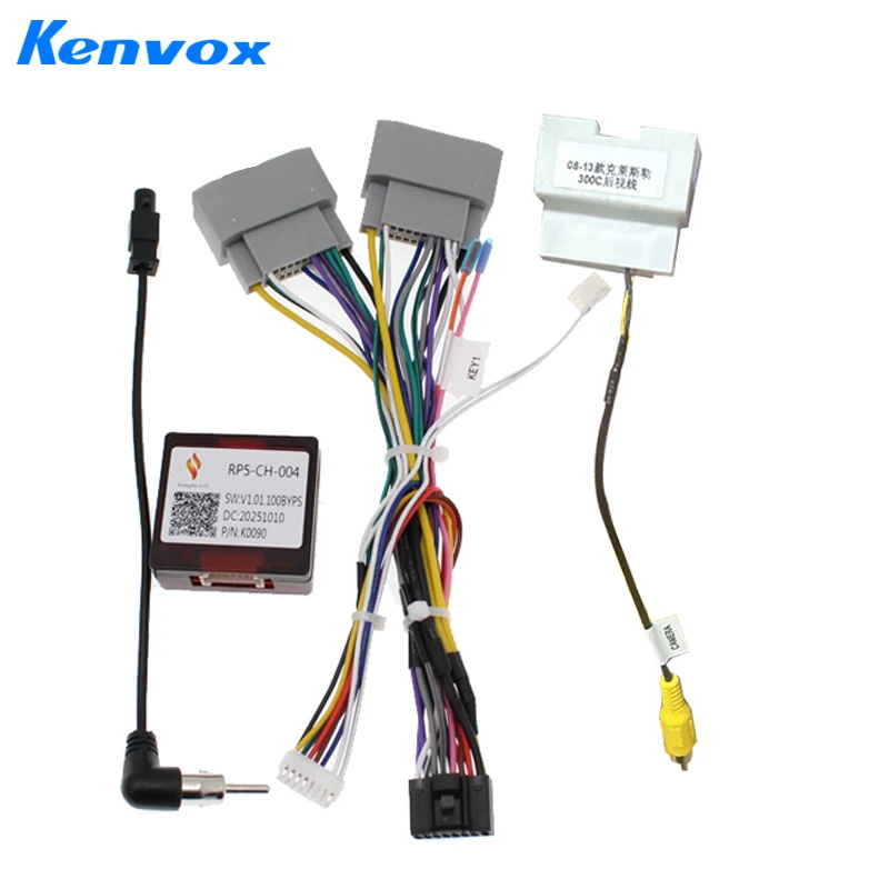 Фото Автомагнитола Android с Canbus для Jeep Wrangler, Compass, Grand Cherokee, Chrysler 300C, 16-контактный проводной кабель №1