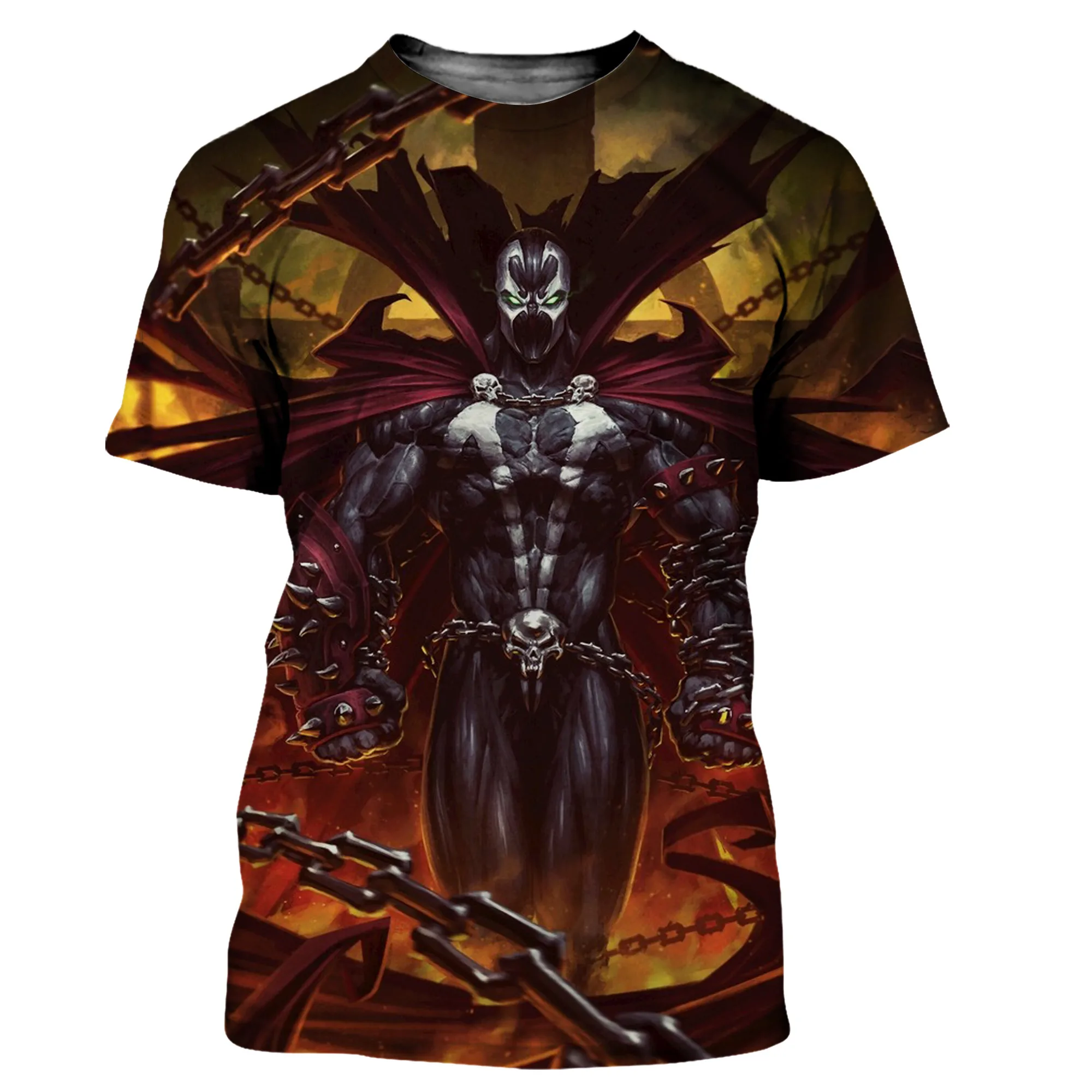 

2023 Summer New Fashion Streetwear Tops Dropshipping Anime Spawn Men/women 3D Printed T-shirts Casual Harajuku Style T Shirt