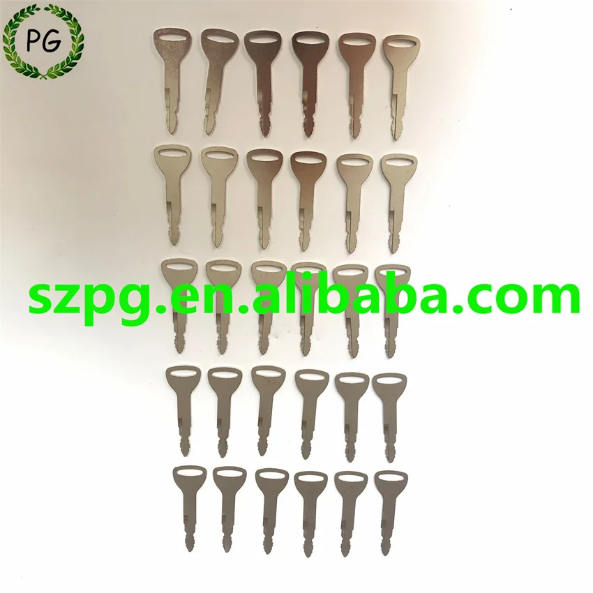 

30PCS Toynew A62597 Key 57591-23330-71 For Toyota Forklift Fork-Lift Heavy Equipment Ignition Starter Switch