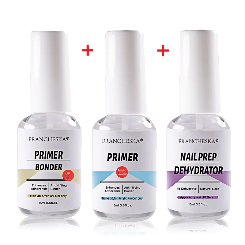 

15 мл, осушитель, средство против деформаций, клейкий Праймер, средство для подготовки ногтей, Дегидратор, не требует УФ-лампы, твердый гель