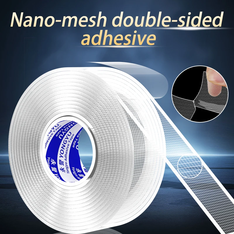 

1/2 мм сетка нано двусторонняя лента сильная адгезия установка дома фиксированная стойка для ковров фоторамка многократная стирка стены