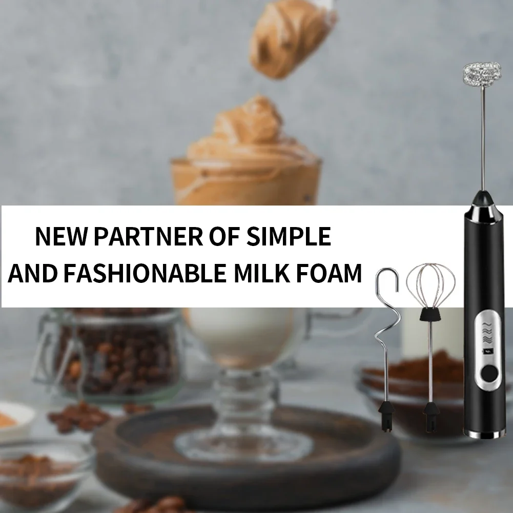 Электрический Мини-блендер Вспениватель Молока Венчик Для Кофе Ручной Яиц
