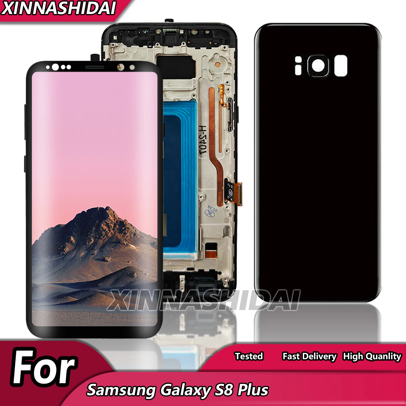 ЖК-дисплей TFT для SAMSUNG Galaxy S8 Plus G955 G955F сенсорный дигитайзер в сборе запасные части