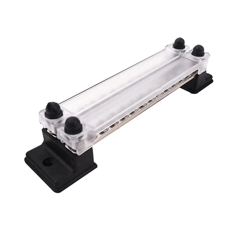 

3X 24 Terminal 150A Bus Bar Cover Ground Distribution Block Cars Boat Marine Power Distribution Terminal Block