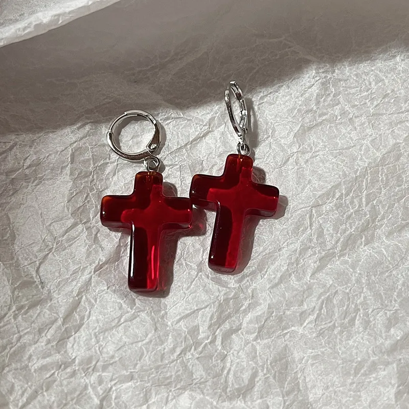 Серьги-подвески в стиле хип-хоп женские винтажные украшения панк готика с