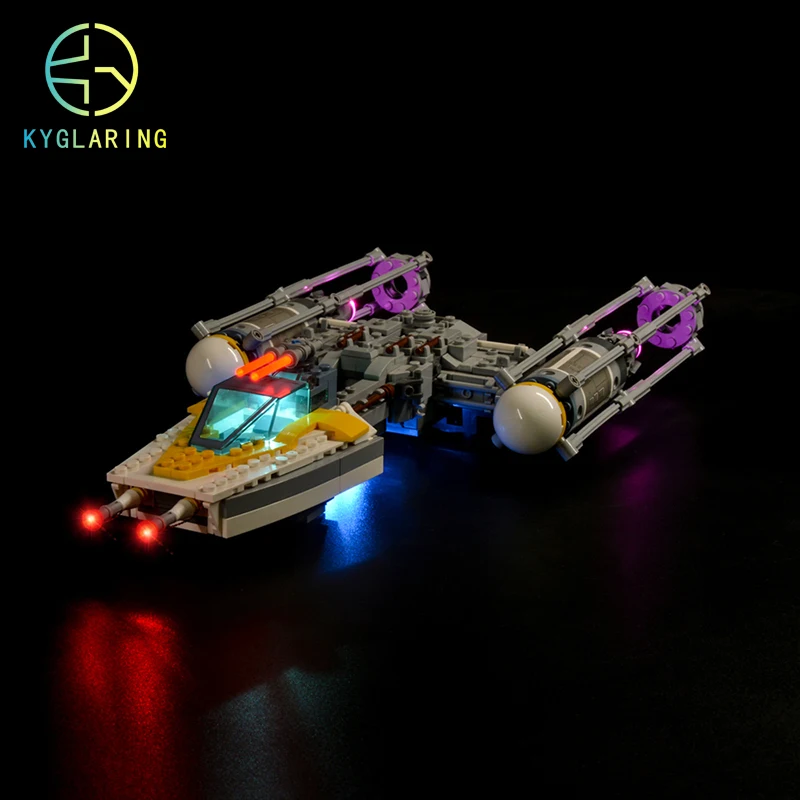 

Kyglaring Led Lighting Set DIY Toys For 75172 Y-Wing Star fighter Building Blocks Set (Not Included Building Blocks)
