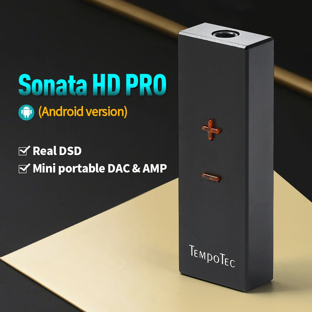 

TempoTec Sonata HD PRO Headphone Amplifier HiFi Decoding for Android PC USB TYPE C TO 3.5MM Adapter DAC Portable Audio Out