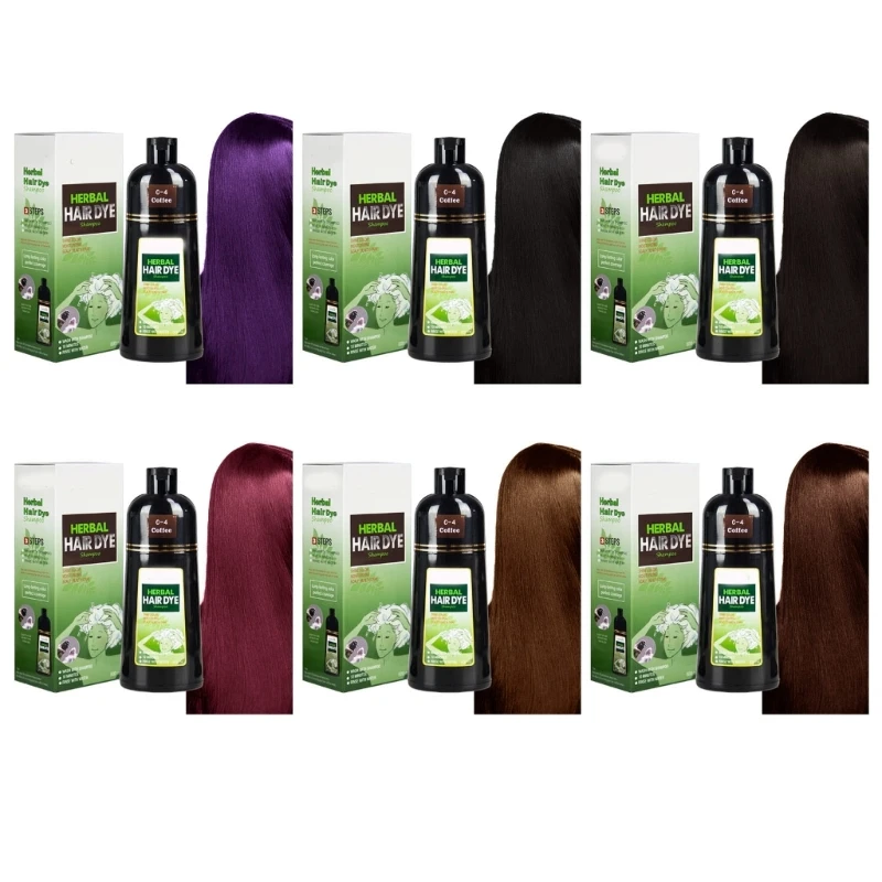 Shampoo For Gray Hair Coverage Hair Dye Shampoo In Minutes